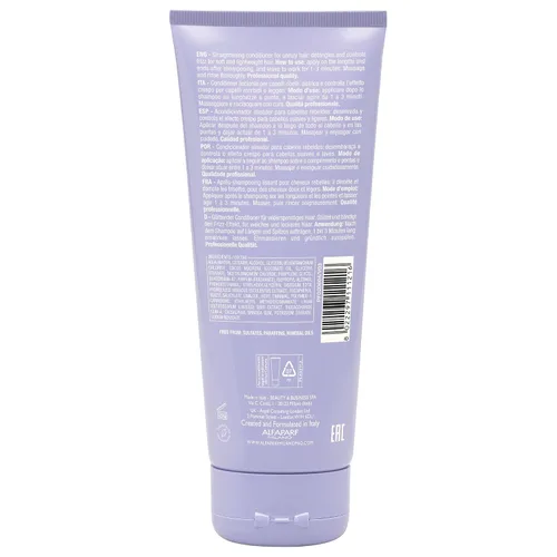 Vista 2 de Alfaparf Milano Semi Di Lino - Acondicionador suave para cabello encrespado y rebelde, acondicionador desenredante suave con semillas de lino