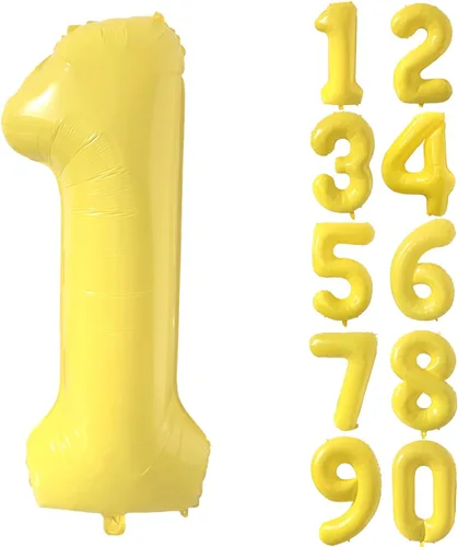 Vista 308 de Globos gigantes de helio de aluminio de 40 pulgadas, color negro, globos digitales grandes del número 0 para decoración de fiesta de cumpleaños