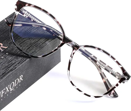 Vista 11 de Gafas de computadora con bloqueo de luz azul para mujer