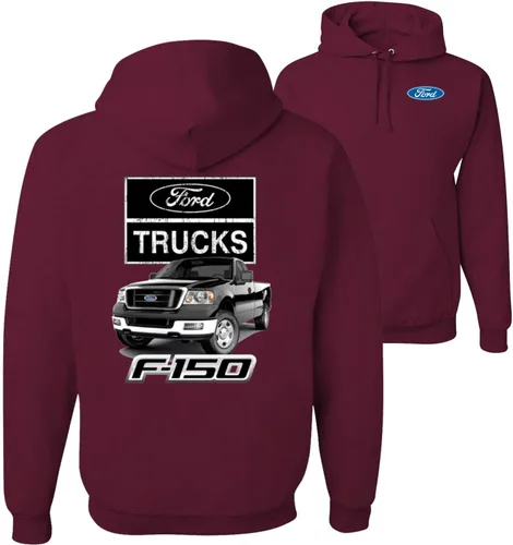 Vista 26 de Wild Bobby Ford Trucks F150 Pickup Cars and Trucks Front and Back - Sudadera con capucha unisex