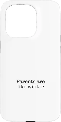 Vista 14 de iPhone 16 Parents are like winter Case
