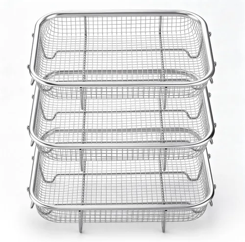 Vista 13 de P&P CHEF Cesta para freidora de aire de 11.8 pulgadas para horno, estante