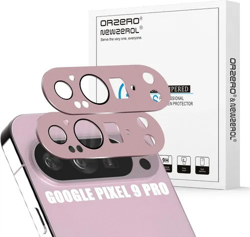 Vista 38 de Orzero Paquete de 2 protectores de lente de cámara compatibles con Google Pixel 9 Pro XL, protector de cámara de metal y vidrio de alta calidad