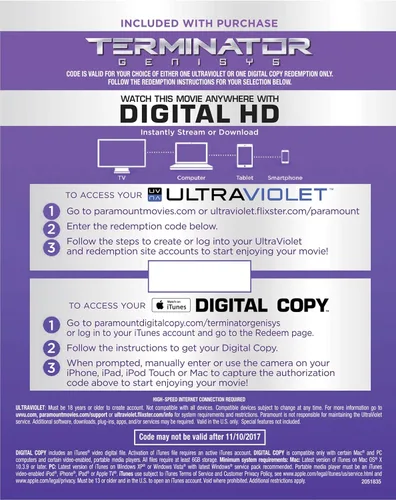 Vista 4 de Terminator Genisys (Blu-ray + DVD + Digital HD)