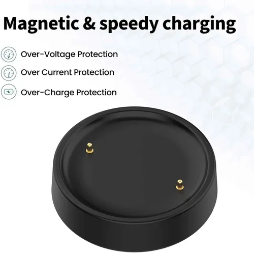 Vista 6 de Compatible con cargador Amazfit Bip 6, base de carga de repuesto para cargador de base tipo C para Amazfit Active 2/Active 2 Square Smartwatch