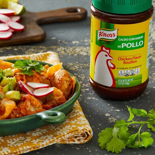 Vista 8 de Knorr Caldo granulado para salsas, sopas y guisos Sabor a pollo con sabor natural, 15.9 oz