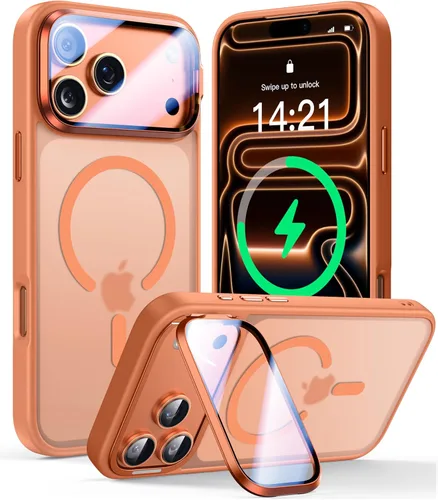 Vista 61 de VOFATA [Protección Completa Mejorada de la Cámara] para Funda iPhone Air con Cubierta de Cámara con Soporte [Compatible con MagSafe][Protección