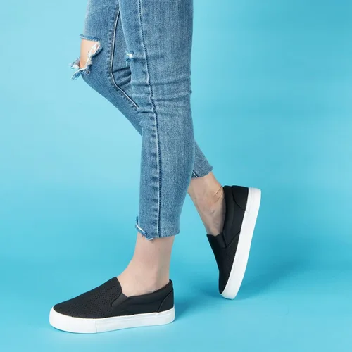 Vista 6 de JENN ARDOR - Tenis de cómodos, sin cordones, planos, estilo casual, para caminar, para mujer