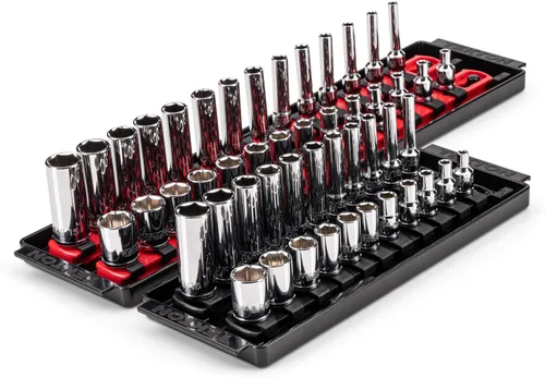Vista 10 de TEKTON Juego de llaves de vaso de 6 puntos de 1/4 pulgadas, 11 piezas