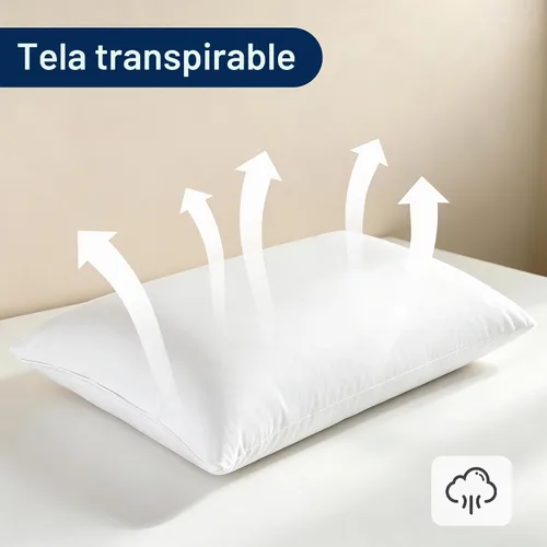 Vista 5 de SheRest Juego de 4 protectores de almohada ultra suaves impermeables de tamaño estándar, fundas transpirables y silenciosas con cremallera, fundas a
