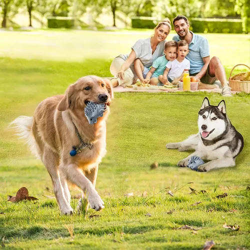 Vista 7 de Juguetes masticables para perros para masticadores agresivos, juguetes de huesos de perro grandes, juguetes para perros para masticadores Gris
