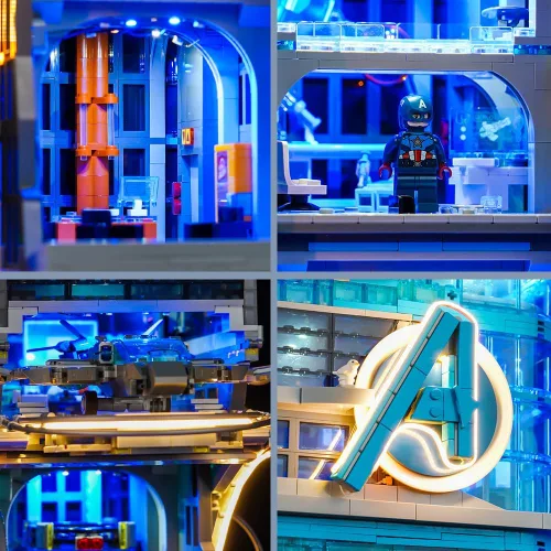 Vista 5 de BrickBling Luz LED para el kit de construcción Lego Torre de Los Vengadores; Luces creativas para Lego 76269 (ladrillos no incluidos)