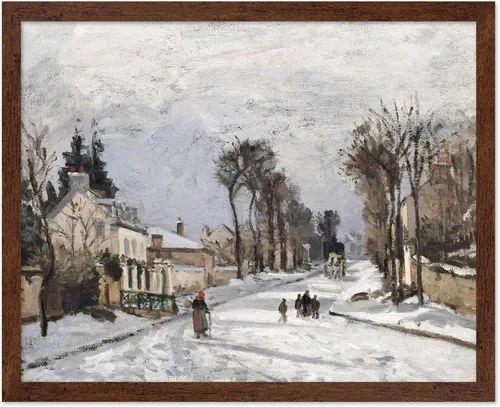 Vista 21 de Poster Master Póster vintage The Beginning Of Spring – Impresión retro de invierno – Arte de nieve – Arte de paisaje – Regalo para hombres y mujeres