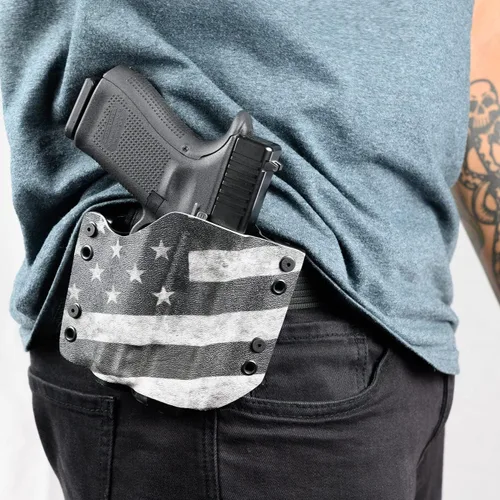 Vista 2 de R&R Holsters: Funda de pistola color negro OWB Kydex., derecha mano