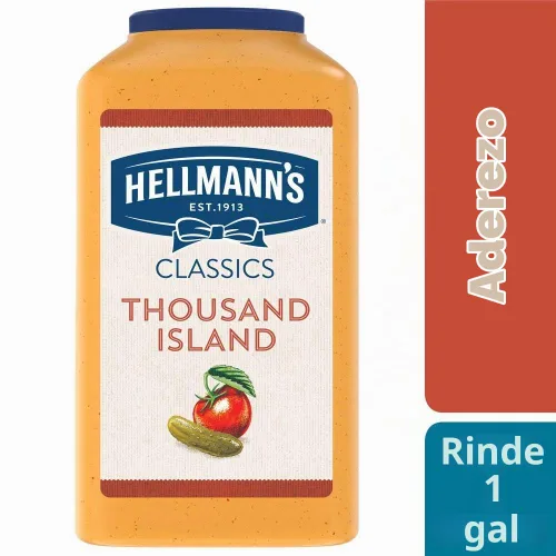 Vista 4 de Hellmann's Classics Thousand Island - Jarra de aderezo para ensalada, 1