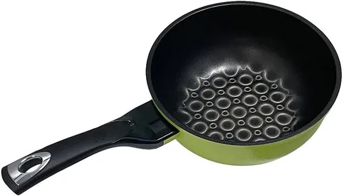 Vista 4 de Utensilios de cocina antiadherente con revestimiento de diamante 3D Wok, 8 "(20 cm), fabricado en Corea