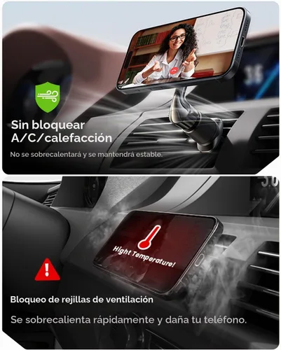 Vista 6 de Soporte magnético para teléfono MagSafe para automóvil