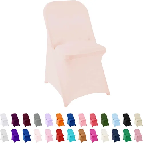 Vista 17 de Funda de elastano para silla, 12 unidades, fundas para silla, fundas plegables para sala de estar, funda extraíble lavable y elástica para silla