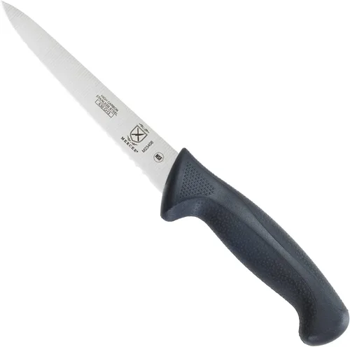 Vista 47 de Mercer Culinary M22102 Millennia Black Handle - Cuchillo de pelar/tornear, mango negro, 2.5 pulgadas
