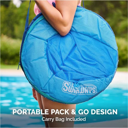 Vista 5 de SwimWays Spring Float Premium Hamaca Flotante para Piscina, Flotadores de Piscina Inflables para Adultos con Inflado Rápido para Edades de 15 años