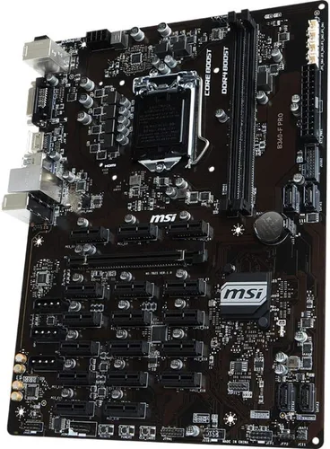 Vista 4 de MSI Serie Pro Intel Coffee Lake B360 LGA 1151 BTC ETH LTC Placa Base de Minería de Criptomonedas ATX (B360-F PRO)