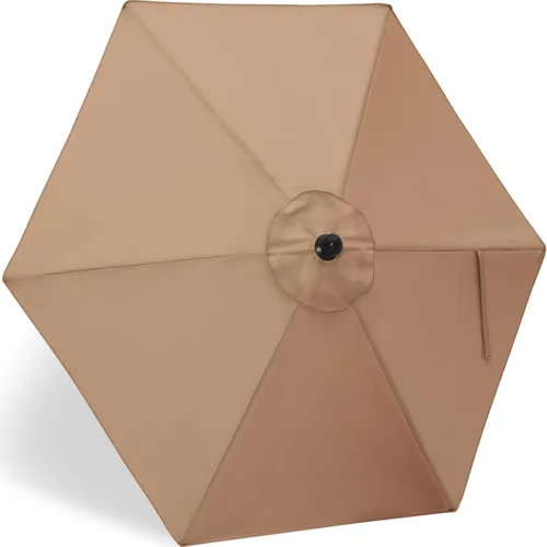 Vista 8 de ABCCANOPY Sombrilla para Exteriores de 7.5 pies, Repuesto de Cubierta Superior Compatible con 6 Varillas (Azul)