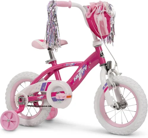 Vista 19 de Huffy Kids 12/16 Inch Bikes, Multiple Color Options Available, Ideal for Ages 3+ Years Old, EZ Build Assembly, Removable Training Wheels, Chain