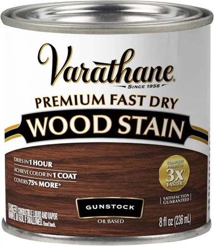 Vista 58 de Varathane 262023 - Tinte de madera prémium de secado rápido, Spring Oak, media pinta