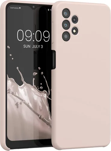 Vista 82 de kwmobile Funda Compatible con Samsung Galaxy A14 5G - Funda de teléfono de TPU y silicona con acabado suave - Verde Lima