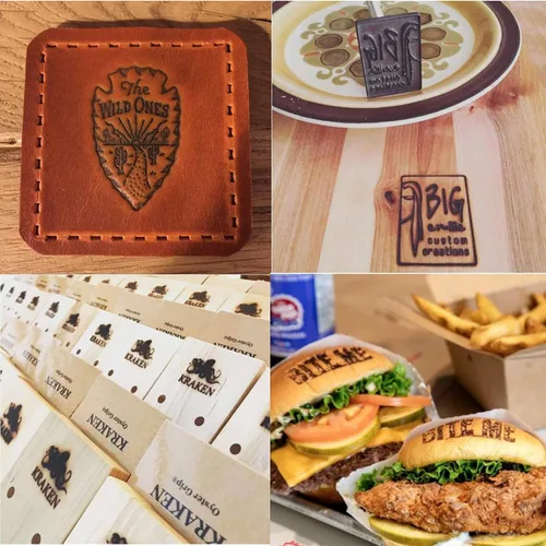 Vista 9 de Hierro de marca eléctrico personalizado, regalo de sello de madera personalizado para carpintería y artesanía de cuero, hierro de marca de alimentos