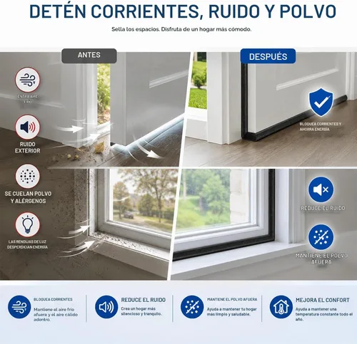 Vista 3 de Cinta aislante de espuma autoadhesiva Storystore, resistente a la intemperie de 1 x 1/8 x 16,5 pies para puertas y ventanas, sello de puerta a
