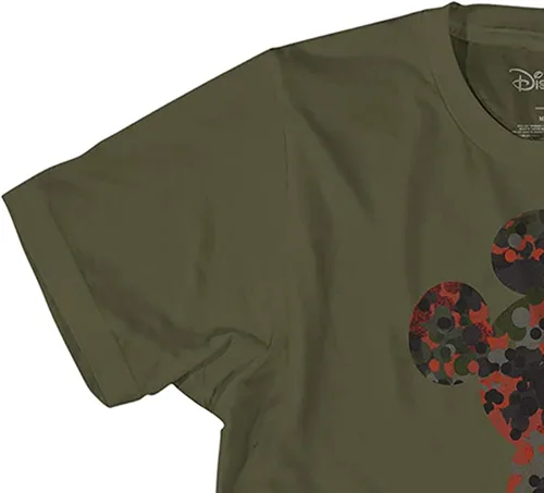 Vista 6 de Disney Camiseta clásica de Mickey Mouse para hombre, diseño de Mickey Mouse