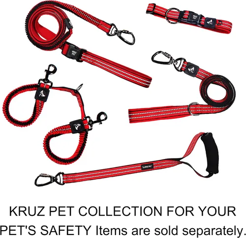 Vista 5 de KZV006-03M Collar de perro reflectante para perros pequeños, medianos y grandes