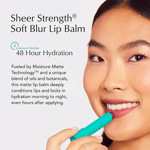 Vista 4 de Thrive Causemetics Sheer Strength - Bálsamo labial suave y difuminado, maquillaje diario esencial para mujeres, bálsamo labial ligero y cremoso