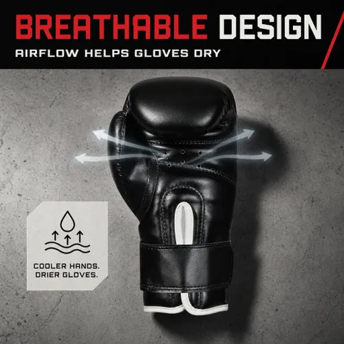 Vista 6 de Professional Boxing Gloves Men Women – Pro Training Sparring Gloves, Heavy Bag, MMA Kickboxing Muay Thai Gloves – Hook & Loop with Wrist Support