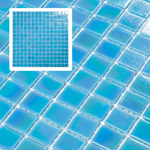 Vista 9 de 10 azulejos de mosaico cuadrado de mármol para baños y paredes exteriores, piscinas, etc.