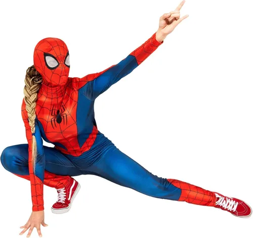 Vista 2 de Disfraz clásico de Spider-Man para mujer Disfraces de superhéroe