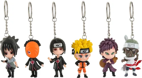 Vista 2 de Llavero de anime para decoración de tartas, figuras de acción, figuras de dibujos animados, decoración de fiesta, mini juguete, suministros