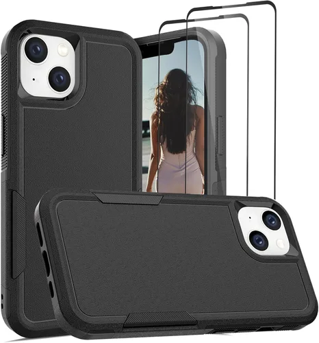 Vista 320 de Jeylly Funda para iPhone SE/Funda para iPhone 5S, Exterior de Plástico Duro que Absorbe Golpes + Interior de Silicona de Goma Defensor contra