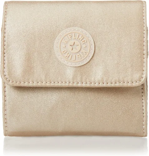Vista 4 de Kipling Womens Women's Cece Wallet, Purse, Snap Closure, Metallic Small Wallet