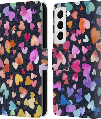 Vista 44 de Head Case Designs Officially Licensed Ninola Brushstrokes Multi Colorful Leather Wallet Case Compatible with Samsung Galaxy A07 4G