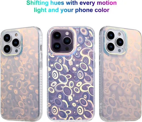 Vista 4 de Goodon Funda para iPhone 11 Pro Max con parachoques, diseño de moda para mujeres y niñas, [protección contra caídas de grado militar] a prueba