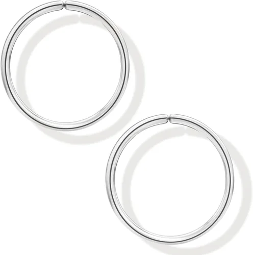 Vista 15 de Pequeños aretes de aro huggie de oro o plata de ley para mujeres y niñas, cartílago, nariz, hélix, tragus