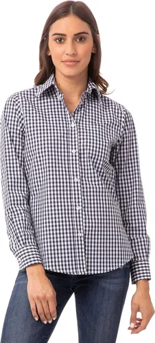 Vista 8 de Chef Works Camisa de vestir a cuadros para mujer