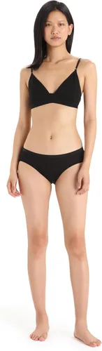 Vista 4 de Icebreaker Siren Hipkini Ropa interior - Mujer Negro