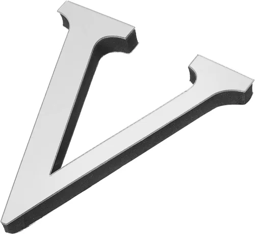 Vista 20 de PATIKIL Adhesivos de pared de acrílico 3D con letras S autoadhesivas para decoración del hogar, letrero artístico, para bricolaje, decoración