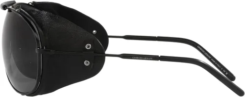 Vista 2 de GIORGIO ARMANI Man Sunglasses Matte Black Frame Dark Grey Lenses 69MM
