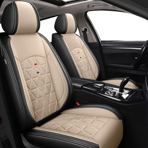 Vista 9 de Fundas de asiento delantero para Jeep Cherokee 2014-2023 2024 2025: Fundas de asiento de cuero transpirables e impermeables protector de asiento
