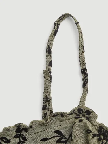Vista 3 de Verdusa Vestido corto sin mangas con estampado floral de lechuga para mujer