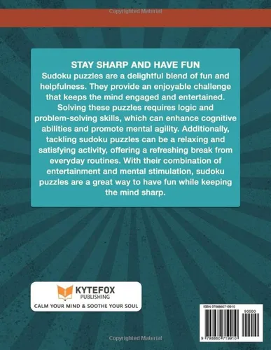 Vista 2 de Mind Challenge Sudoku 300 Easy to Normal Exciting Puzzles for Seniors to Have Fun and Improve Brain Functions